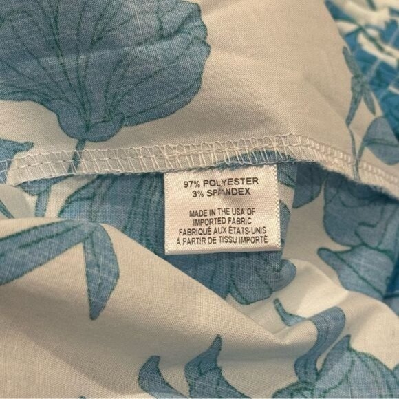 NEW MISA Suparna Top in Turquoise Summer Floral Print Feminine Cottagecore XXS - Picture 6 of 8